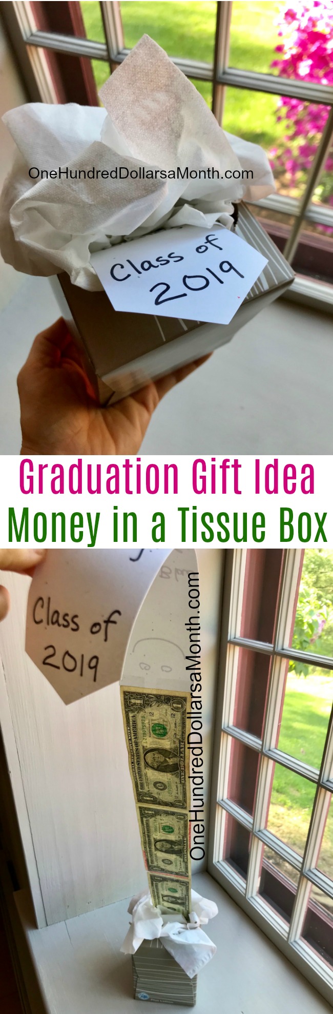 Graduation Gift Idea – Money in a Tissue Box