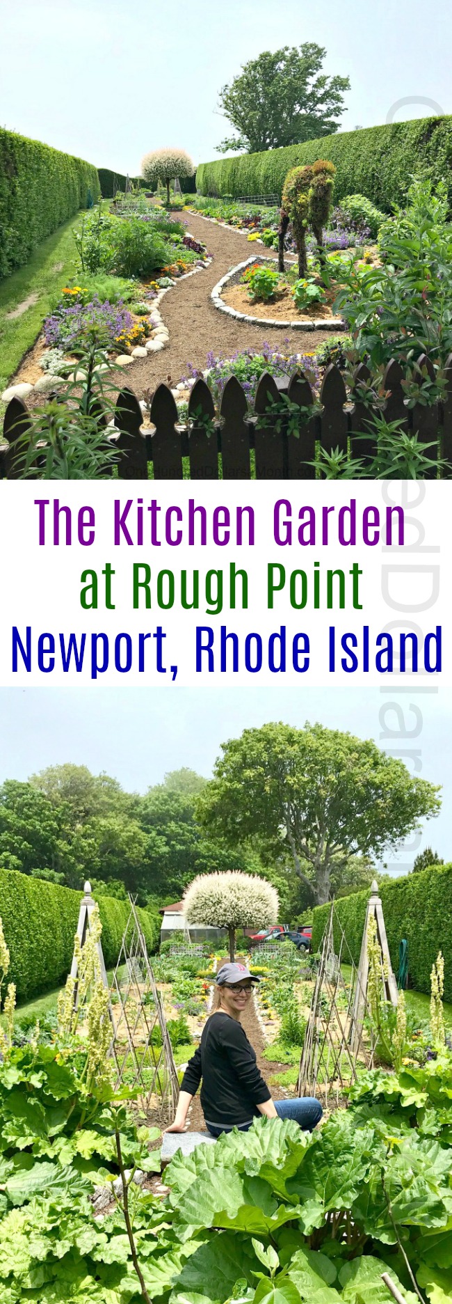 The Kitchen Garden at Rough Point ~ Newport, Rhode Island