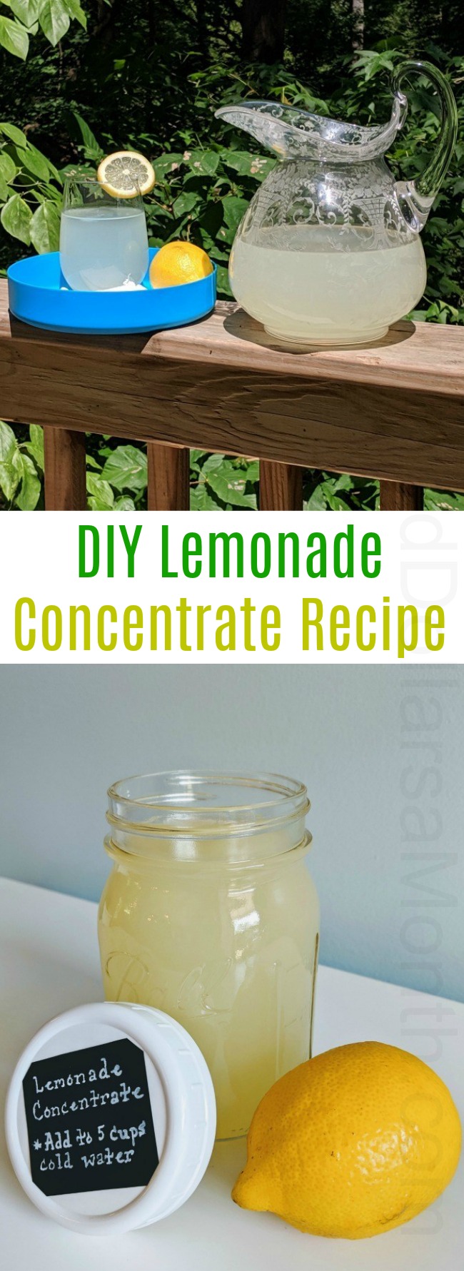 Mel’s DIY Lemonade Concentrate Recipe