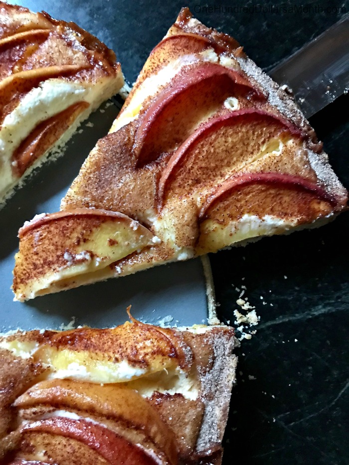 Summer Peach and Almond Cream Tart