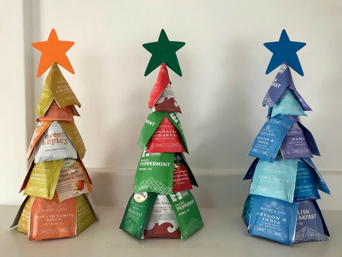 Tea Bag Christmas Tree Tutorial