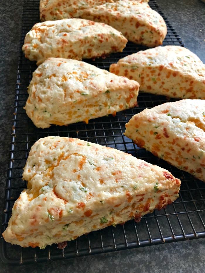 Cheddar and Chive Scones