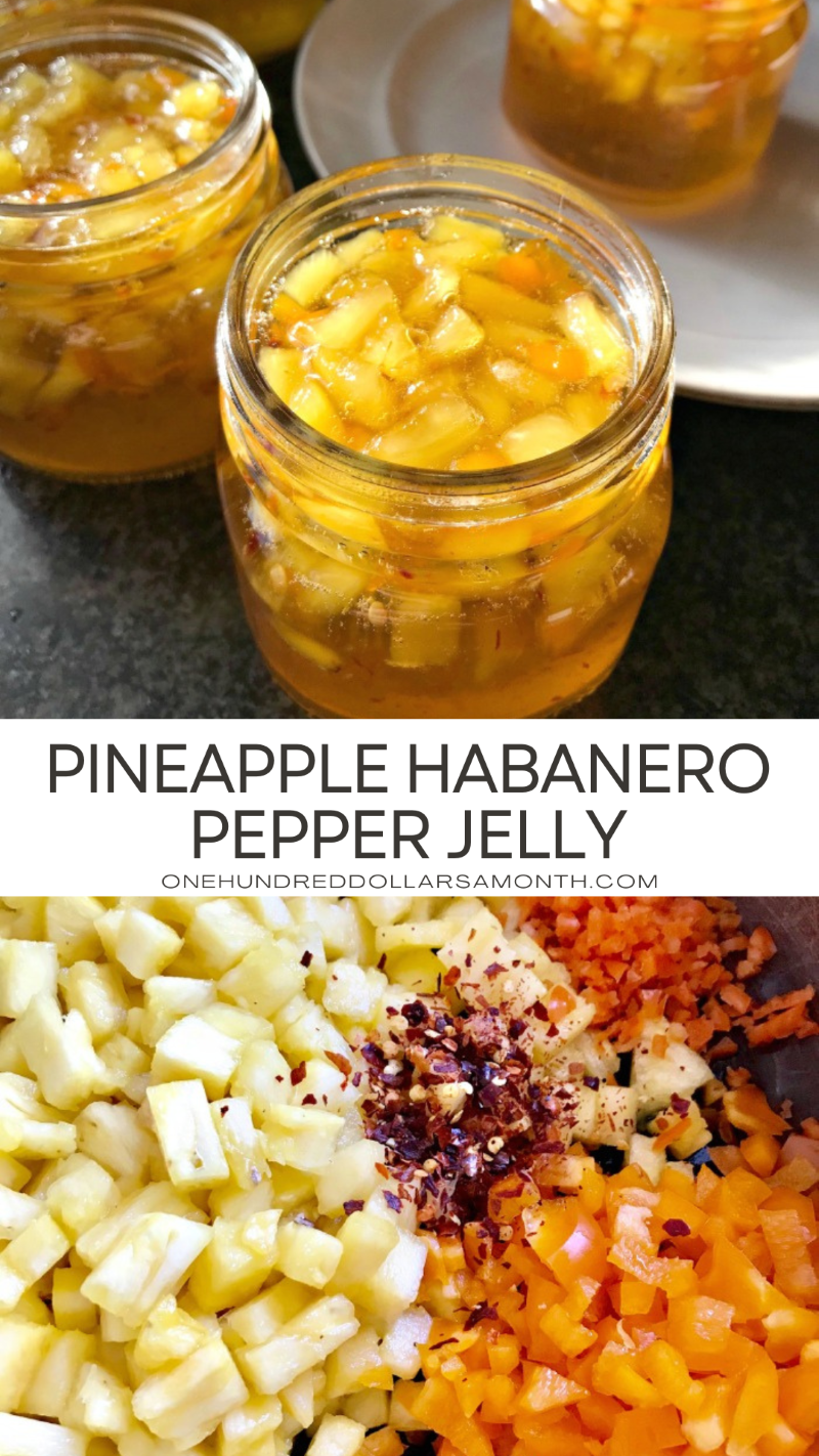 Pineapple Habanero Pepper Jelly
