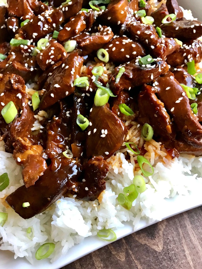 Easy Slow Cooker Recipes- Sticky Honey Sesame Chicken