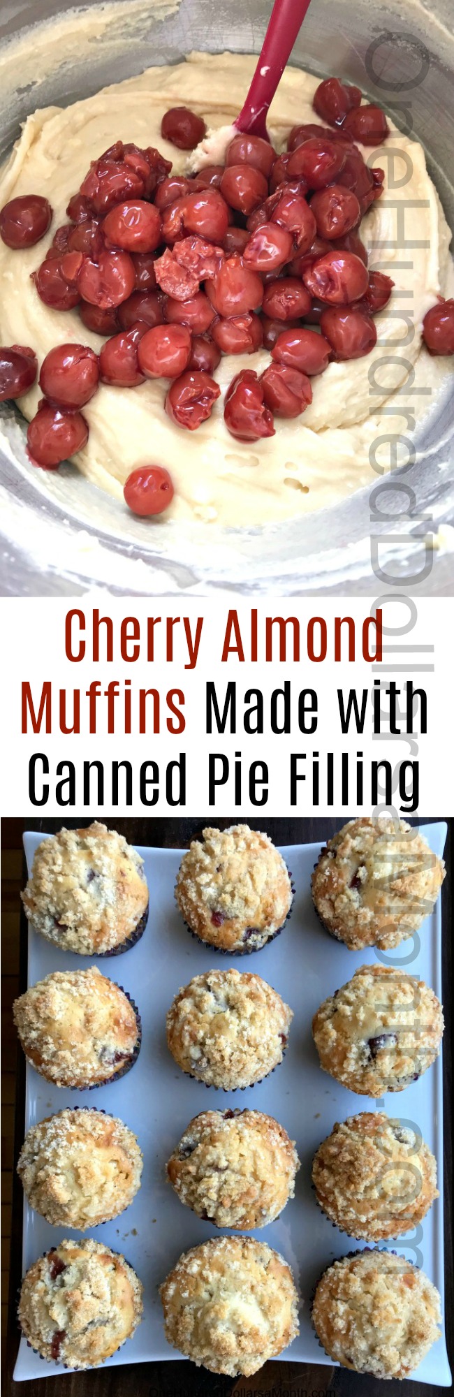 A Recipe for Cherry Almond Muffins Made with Canned Pie Filling … Sort Of