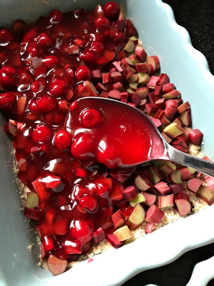 The Best Rhubarb Cherry Cobbler Recipe