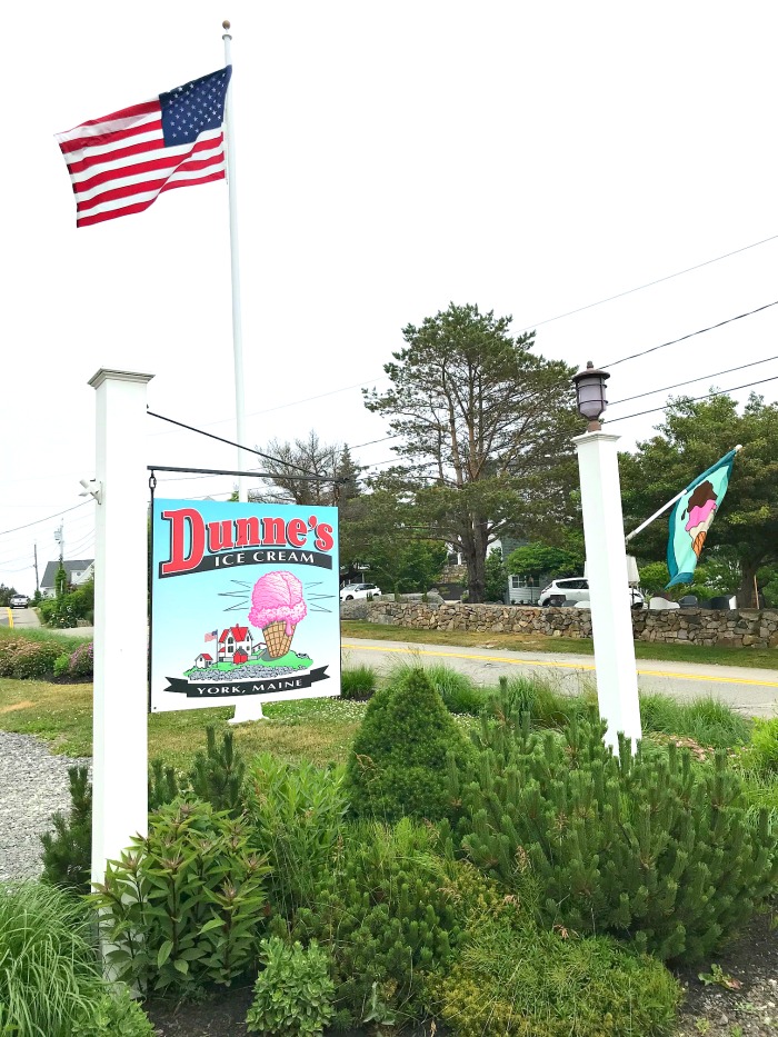 Dunne’s Ice Cream in York, Maine