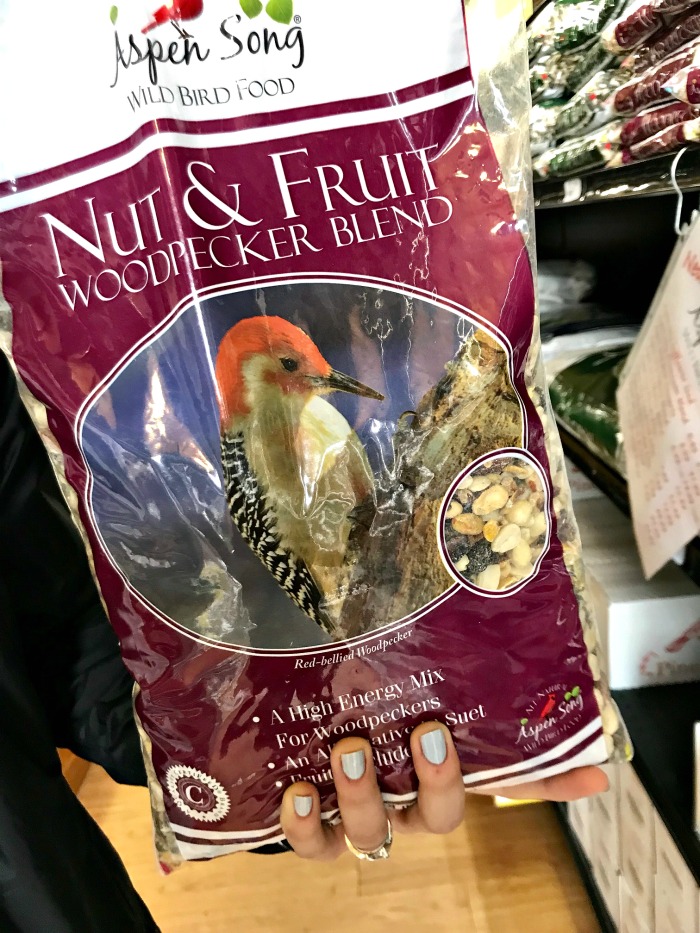 Trail Mix for Woodpeckers. Seriously?