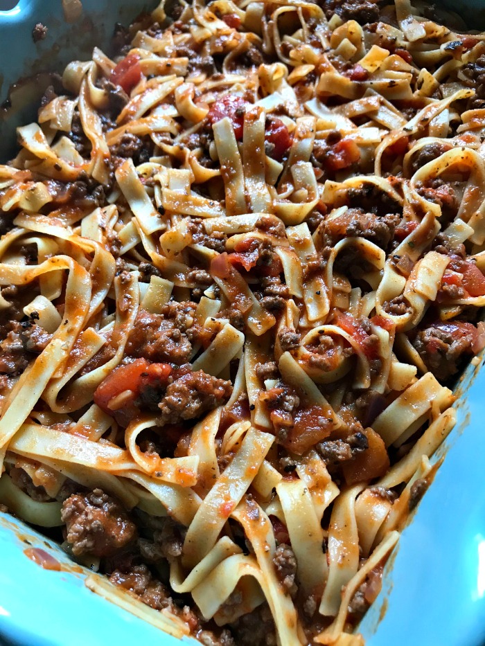 Cheesy Ground Beef Casserole - One Hundred Dollars a Month