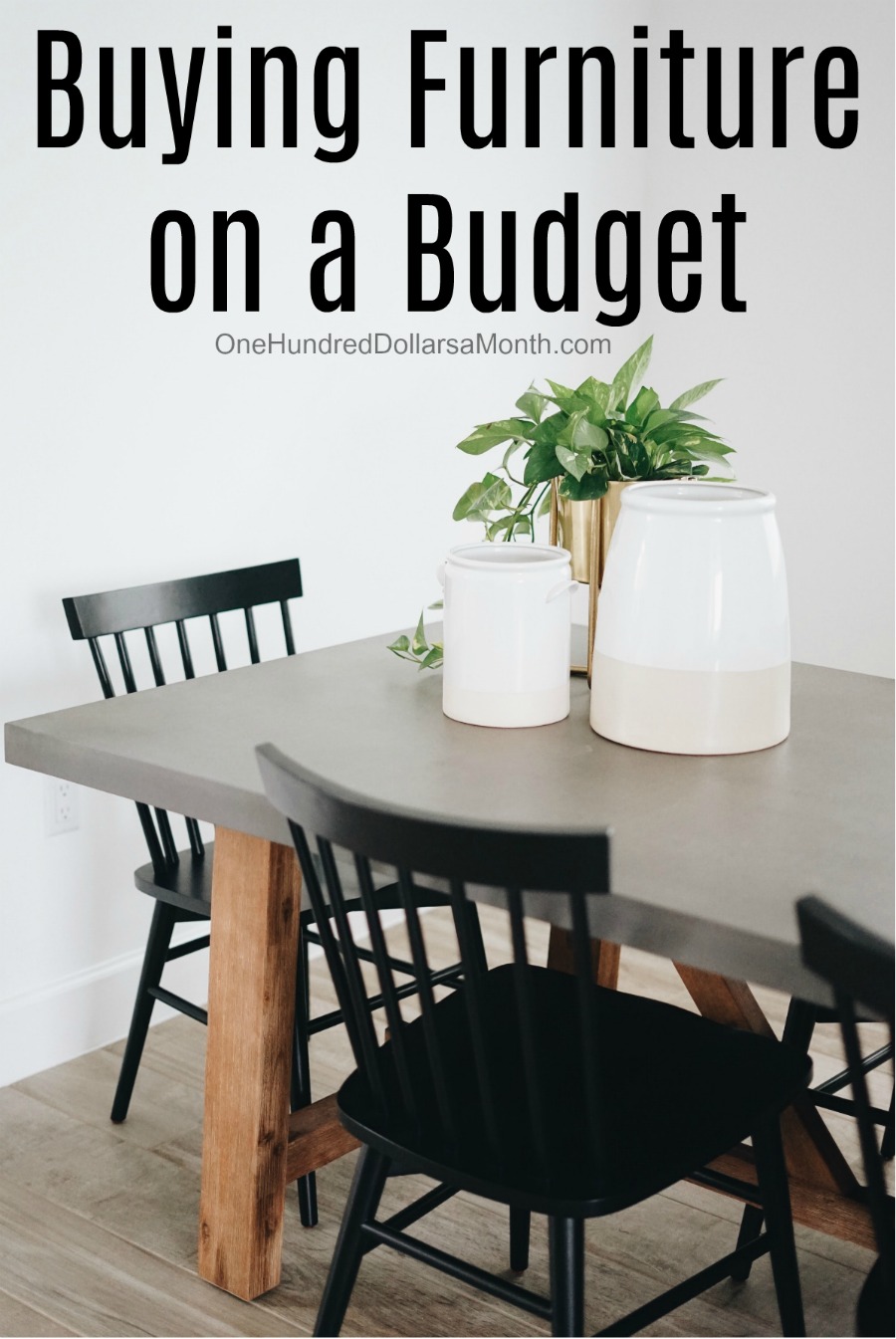 Buying Furniture on a Budget