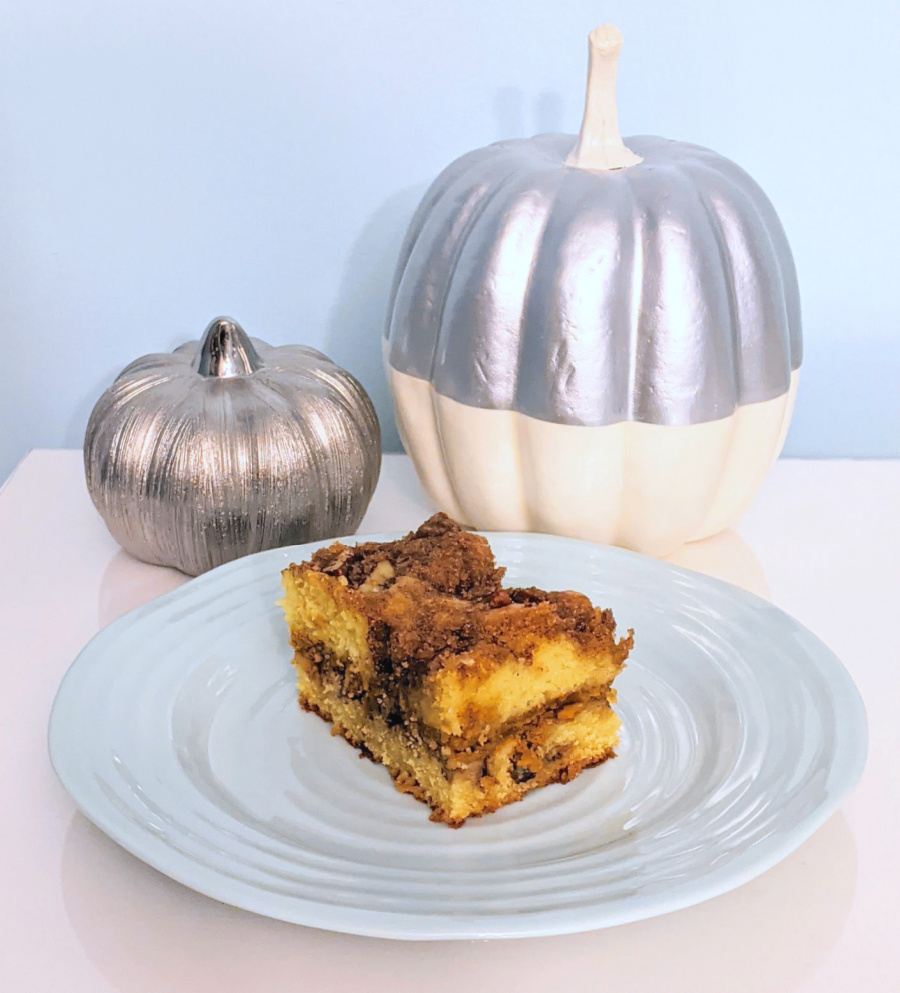 Stolen Sour Cream Pumpkin Streusel Coffeecake