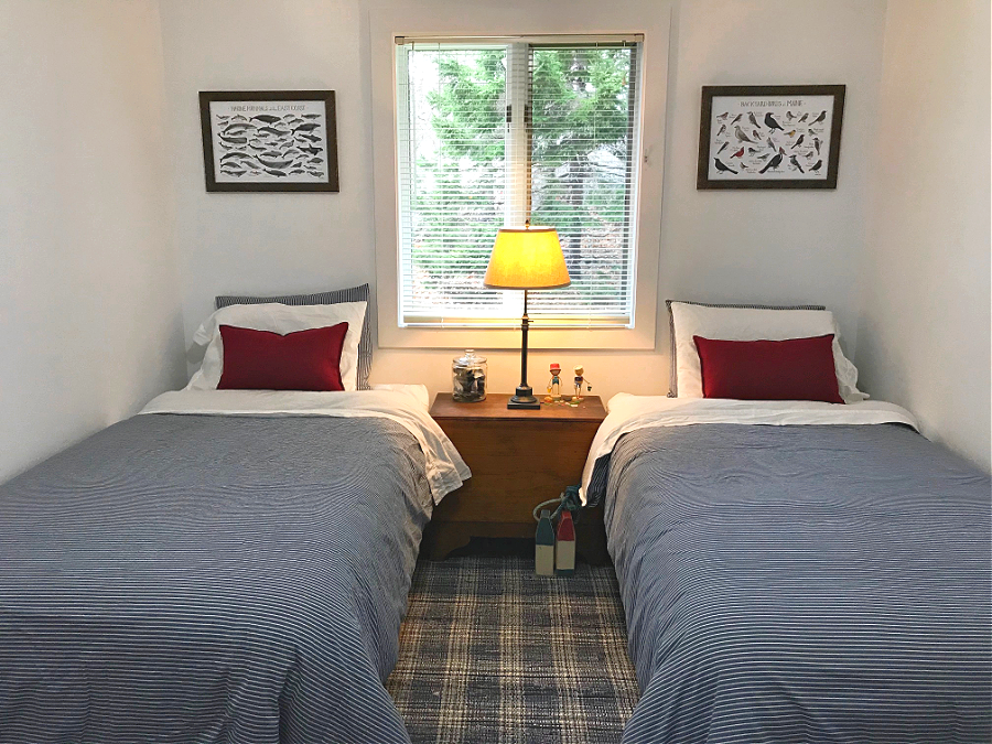 The Double Twin Guest Bedroom at Camp Butterfield