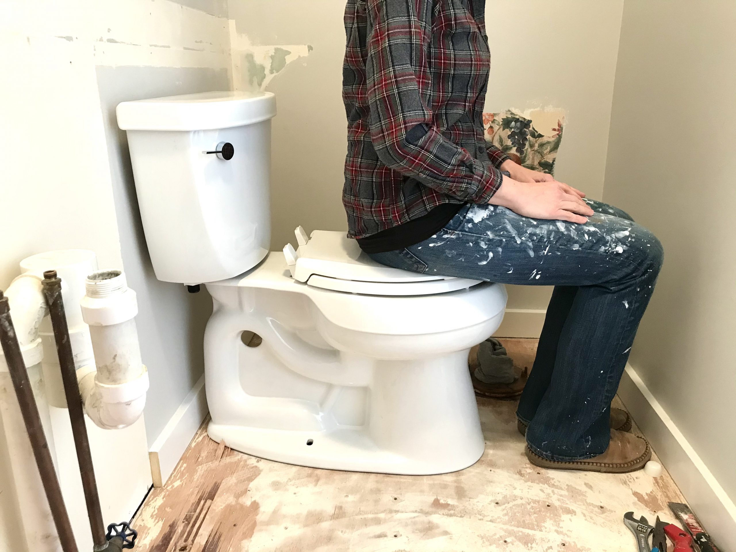 Our Small and Awkward Bathroom {Update}