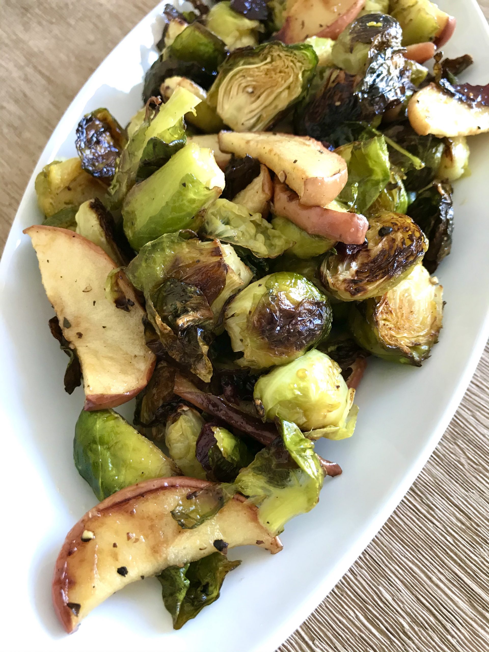 Roasted Brussels Sprouts and Apples Recipe