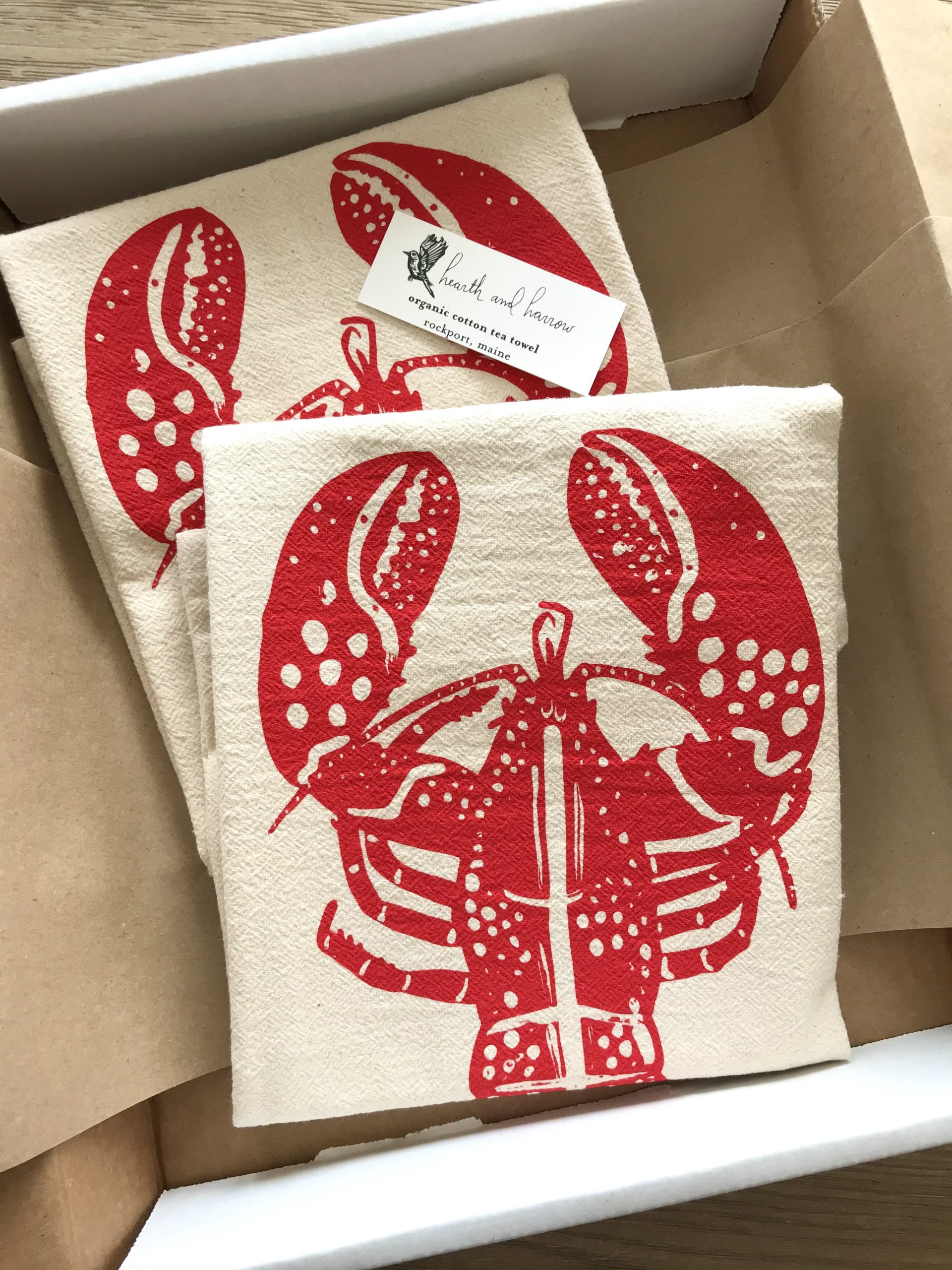 Made in Rockport, Maine – Hearth and Harrow Tea Towel Giveaway
