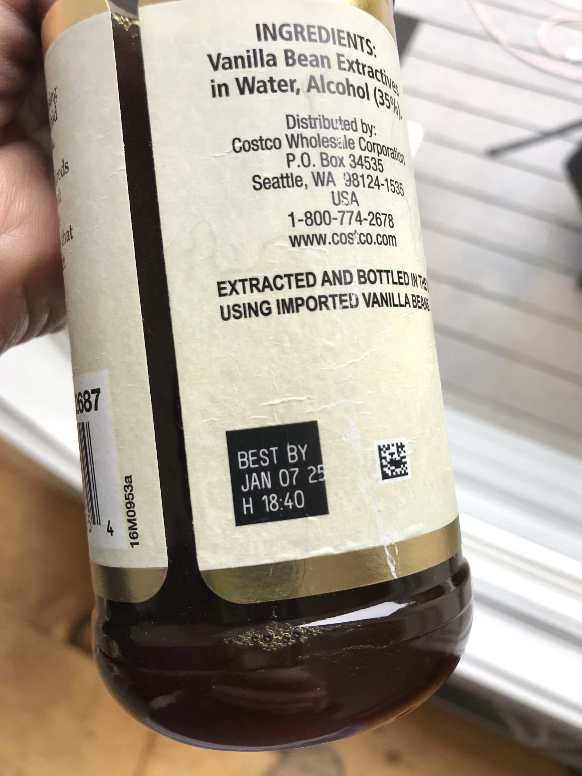 costco vanilla extract One Hundred Dollars a Month