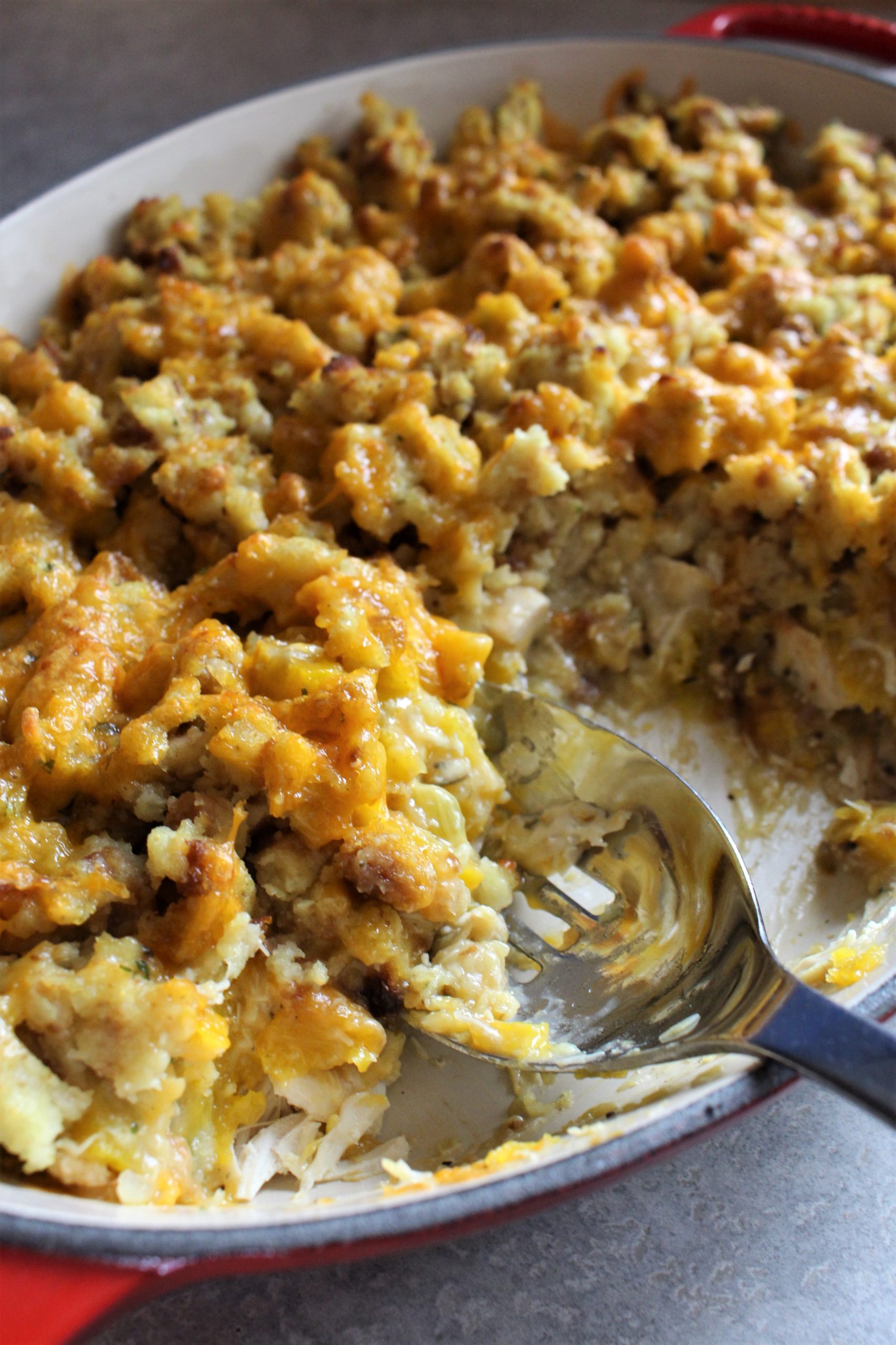 Chicken and Butternut Squash Casserole