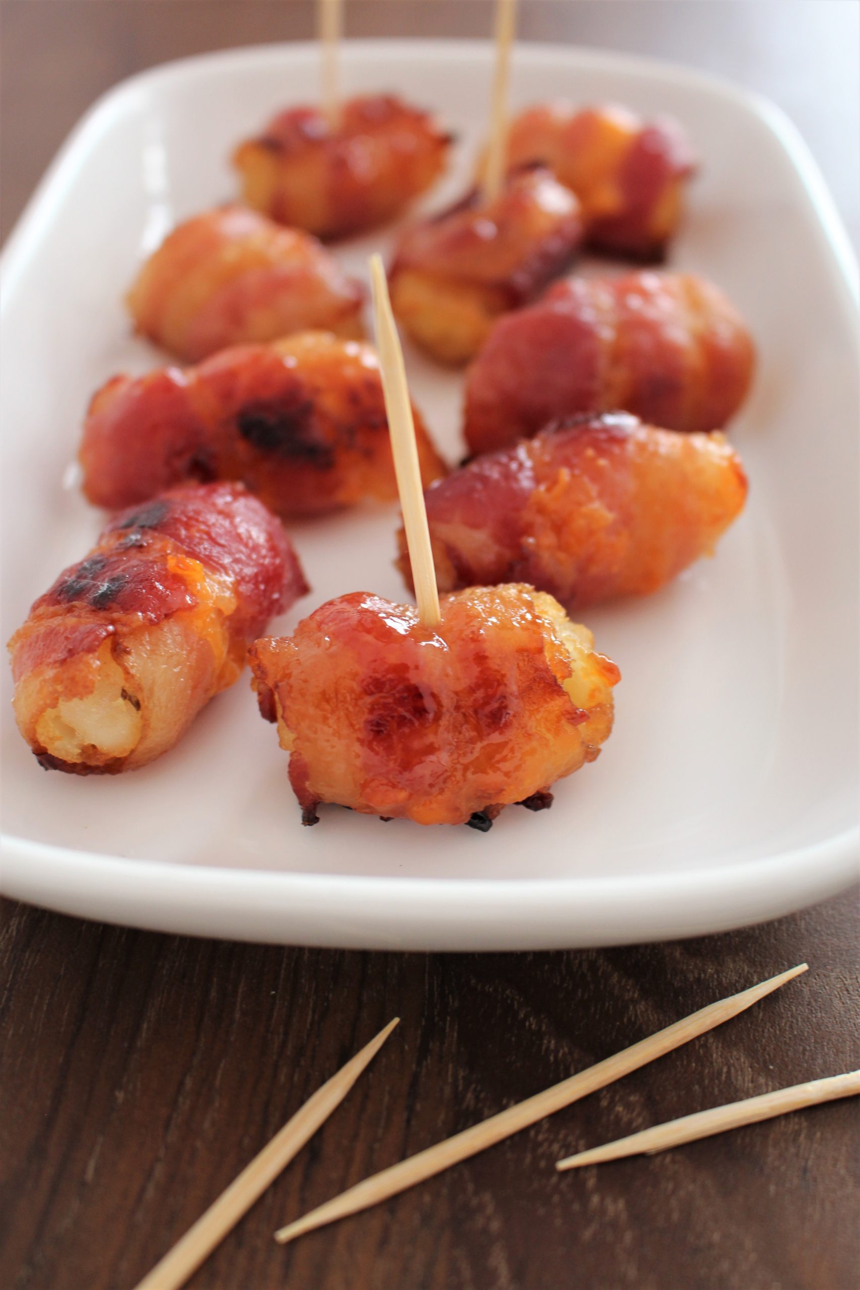 Bacon Wrapped Tater Tots