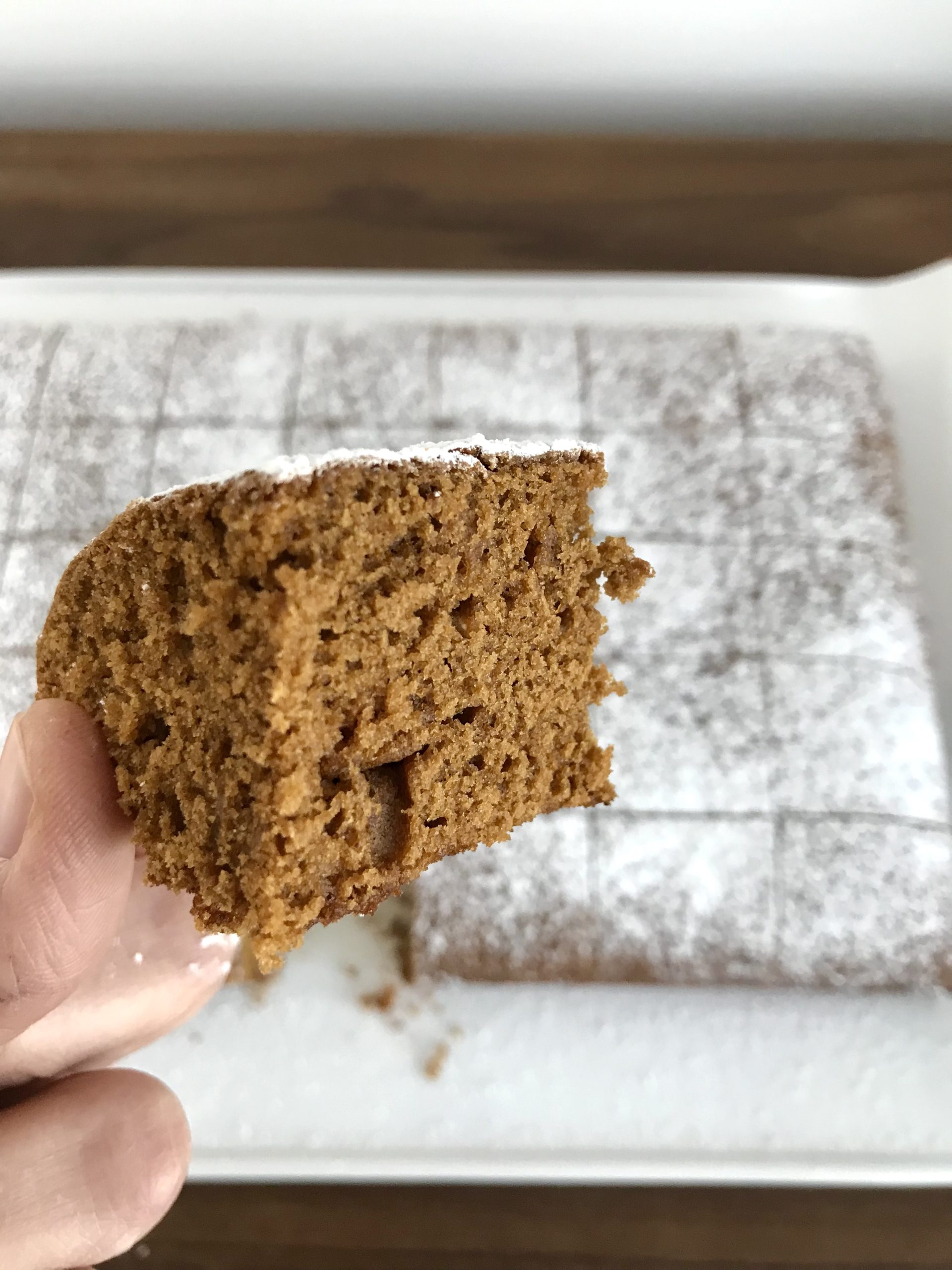 Soft and Moist Molasses Gingerbread