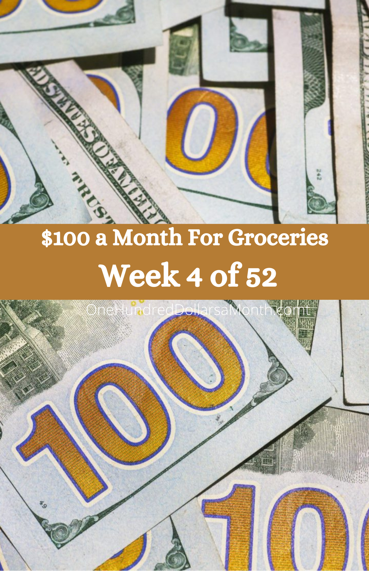 $100 a Month For Groceries – Week 4 of 52