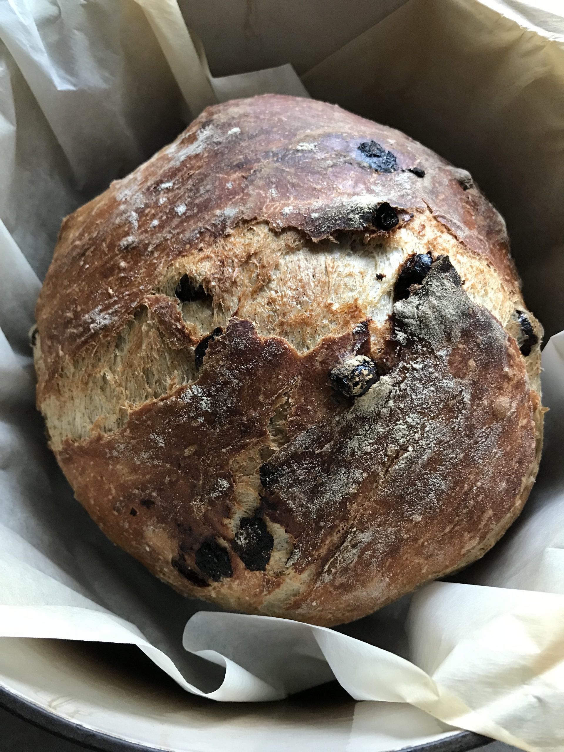 Simple 6-Ingredient Dutch Oven Bread, Baked in a Le Creuset Round