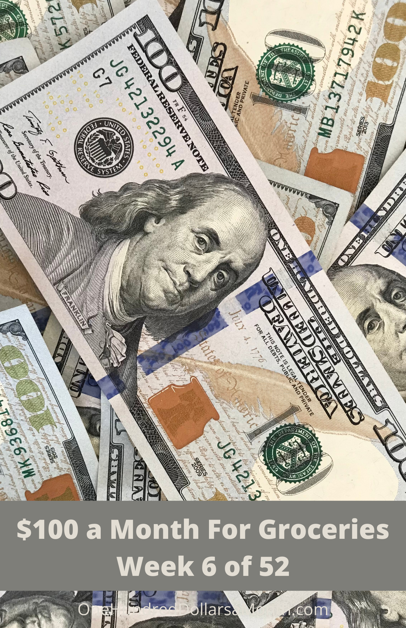 $100 a Month For Groceries – Week 6 of 52