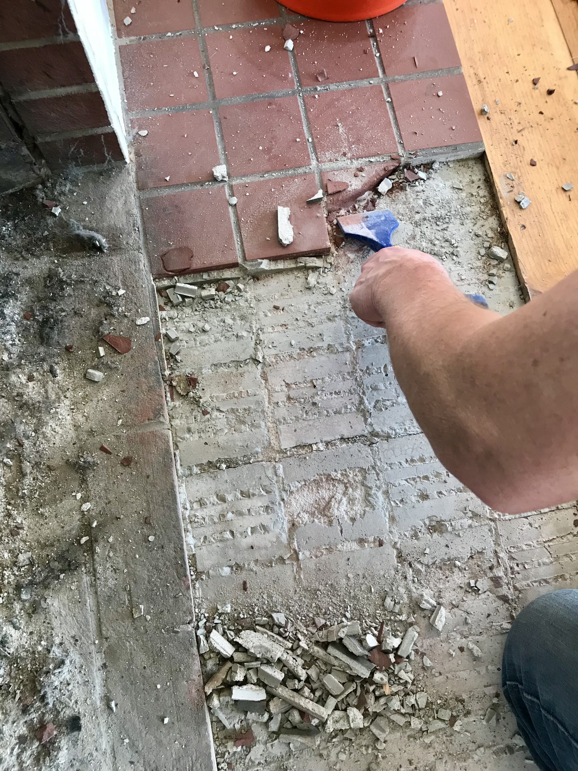 Removing Fireplace Tiles