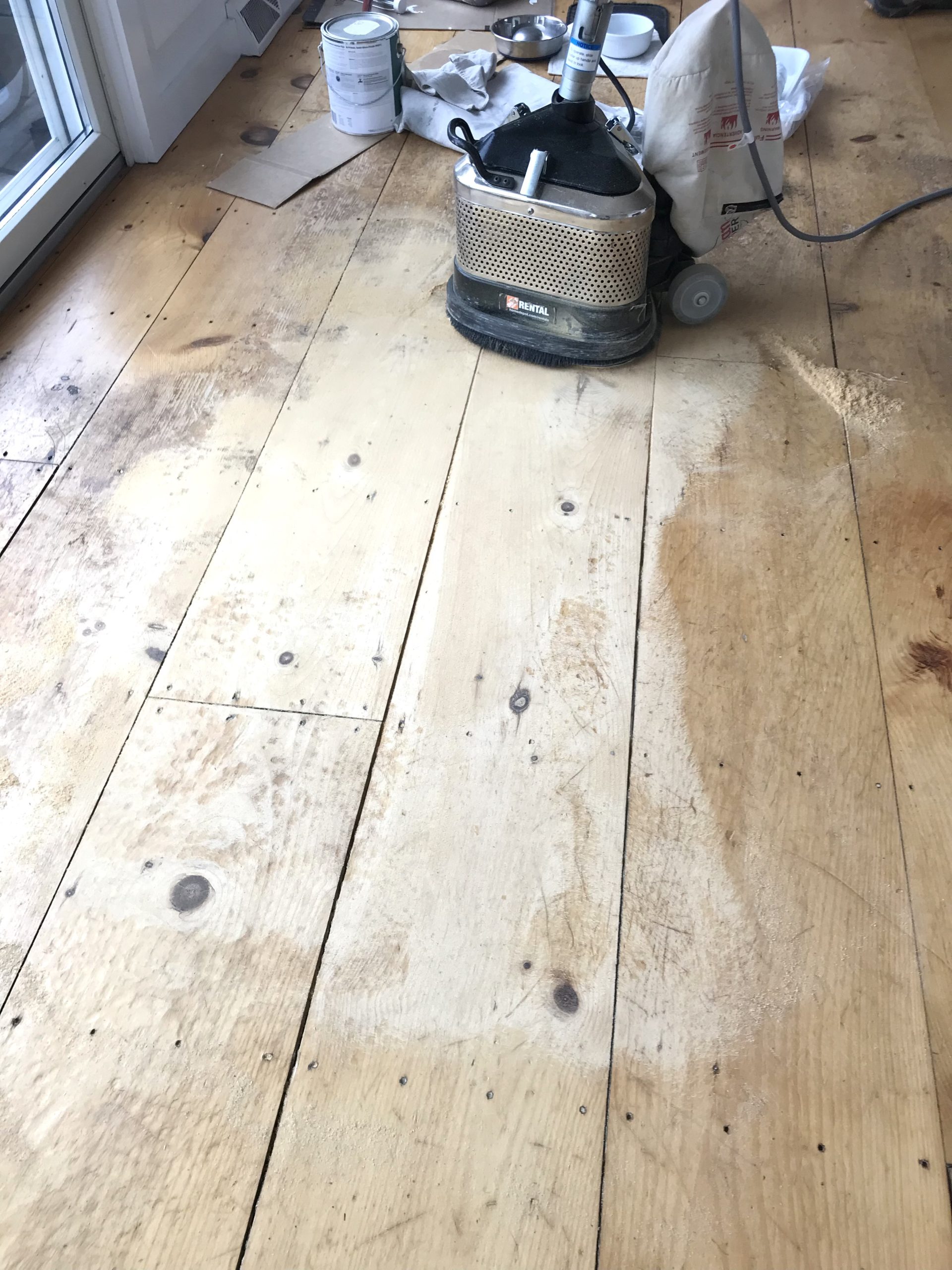 Sanding Pine Floors