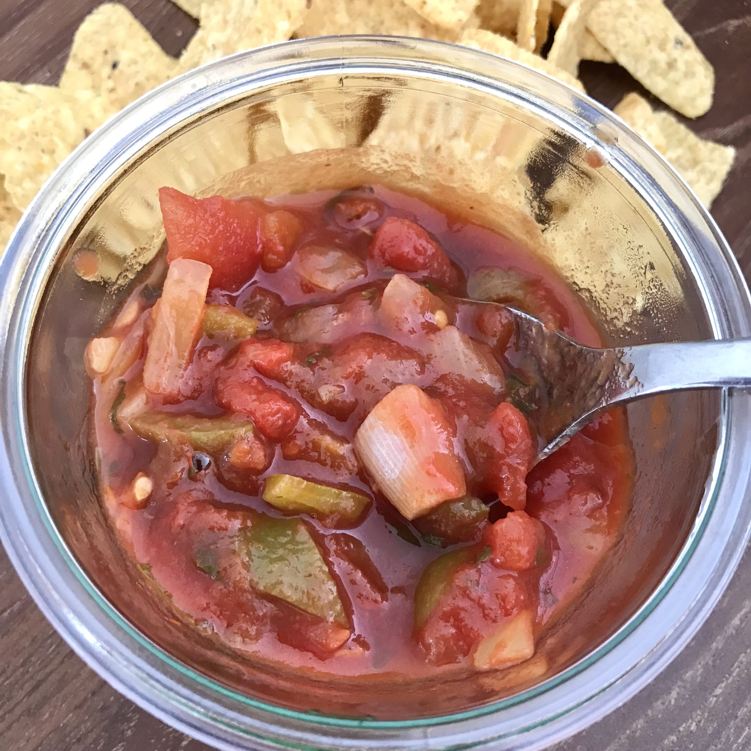 Salsa Recipe for Home Canning {This Tastes Just Like Costco Salsa!} - One  Hundred Dollars a Month