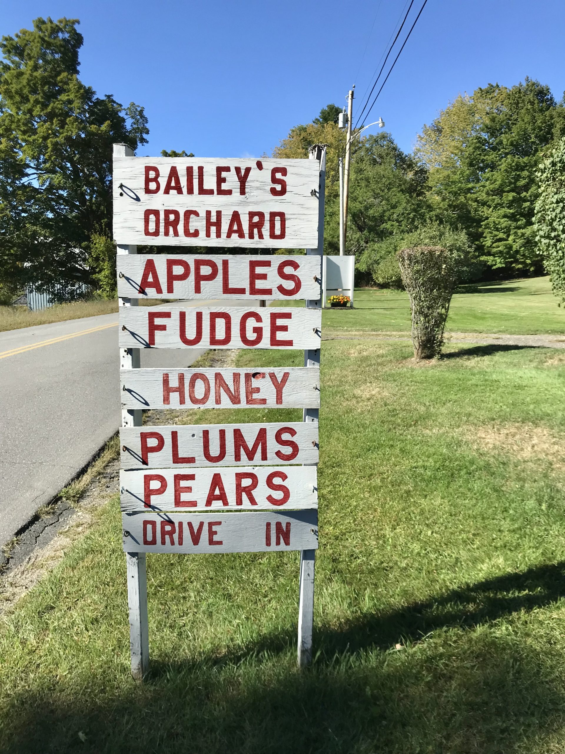 Bailey’s Orchard in Whitefield, Maine