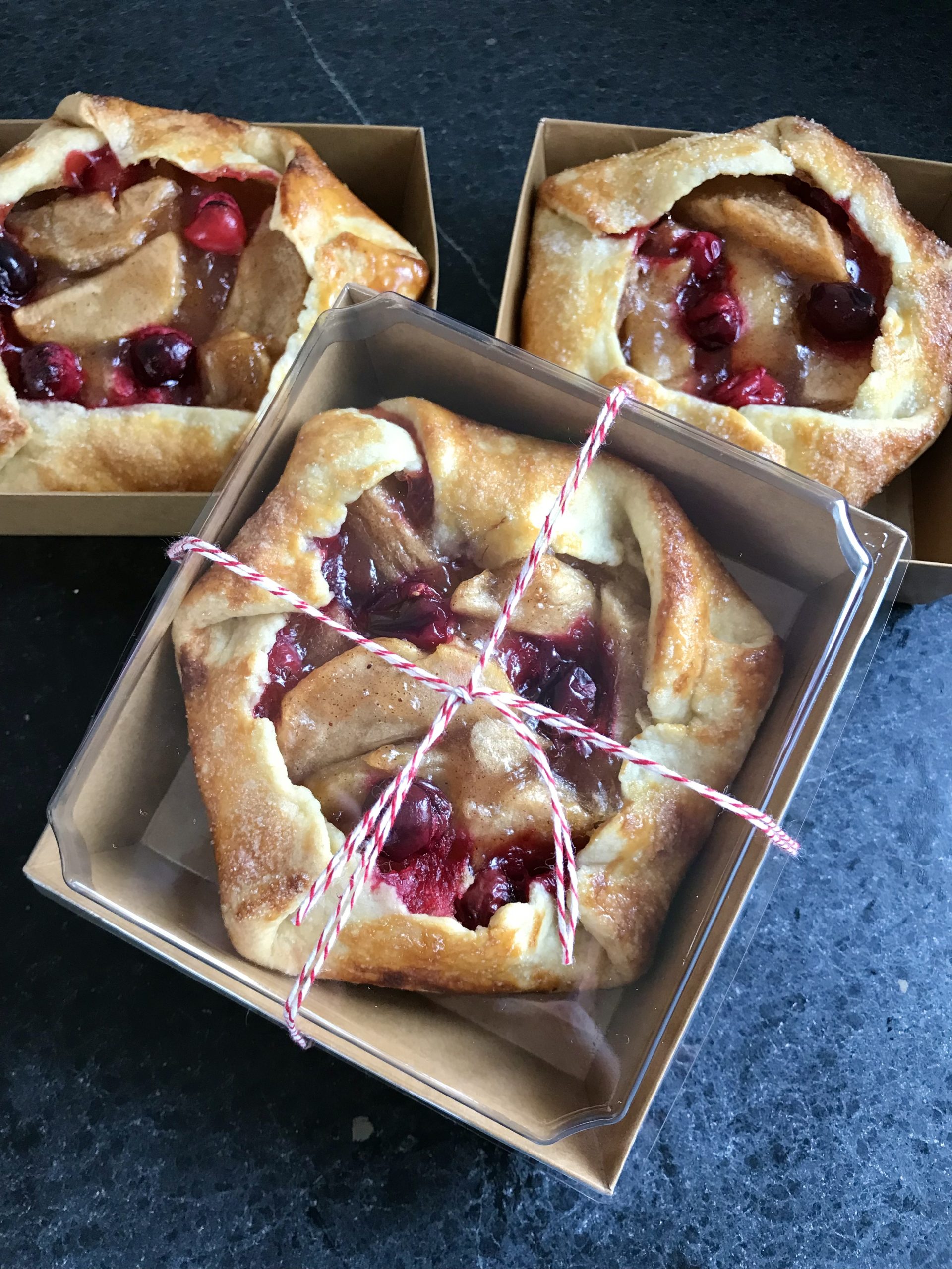 Cranberry Apple Galettes Made With Canned Apple Pie Filling