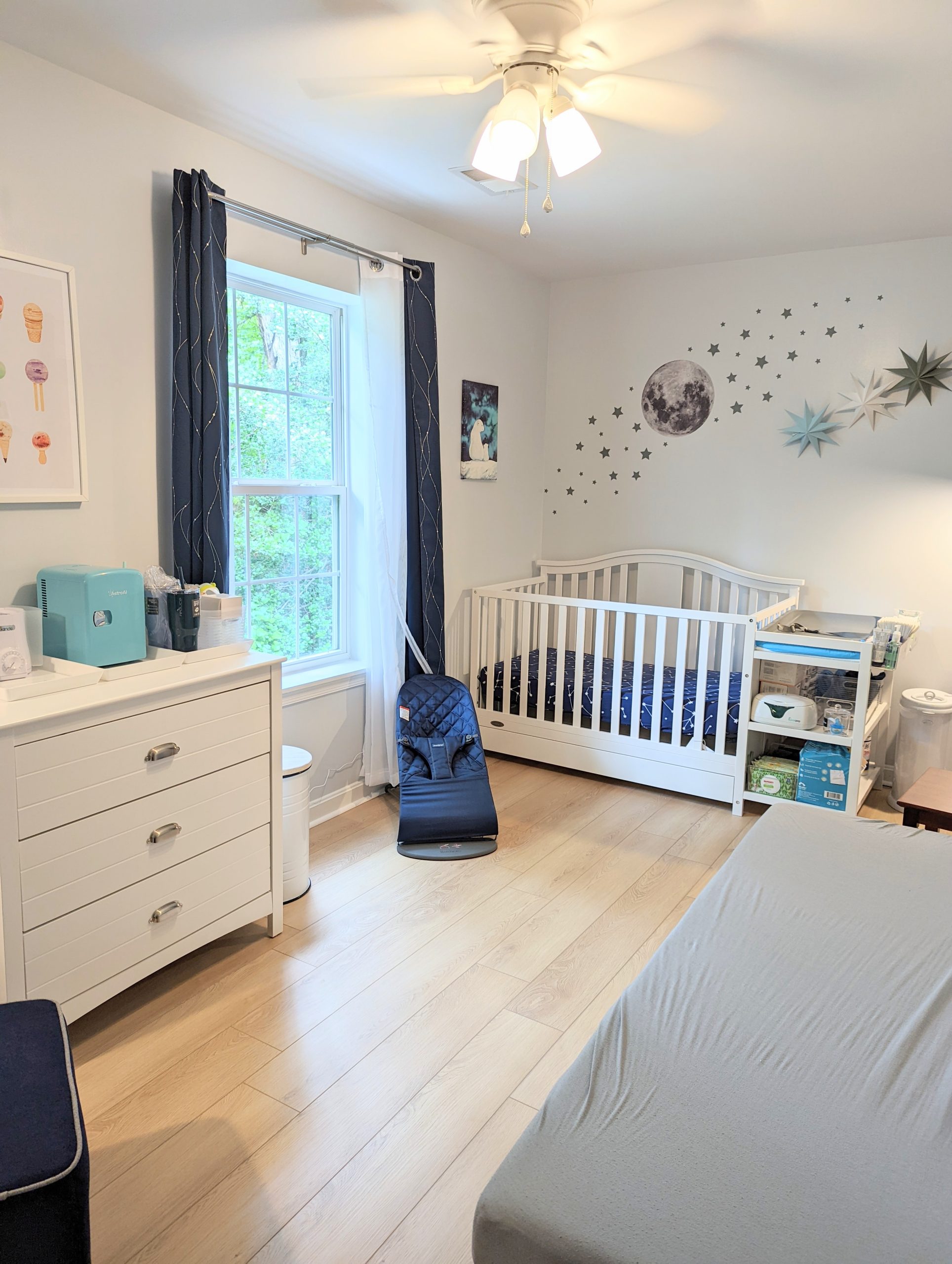 A Subtly Space-Themed Nursery