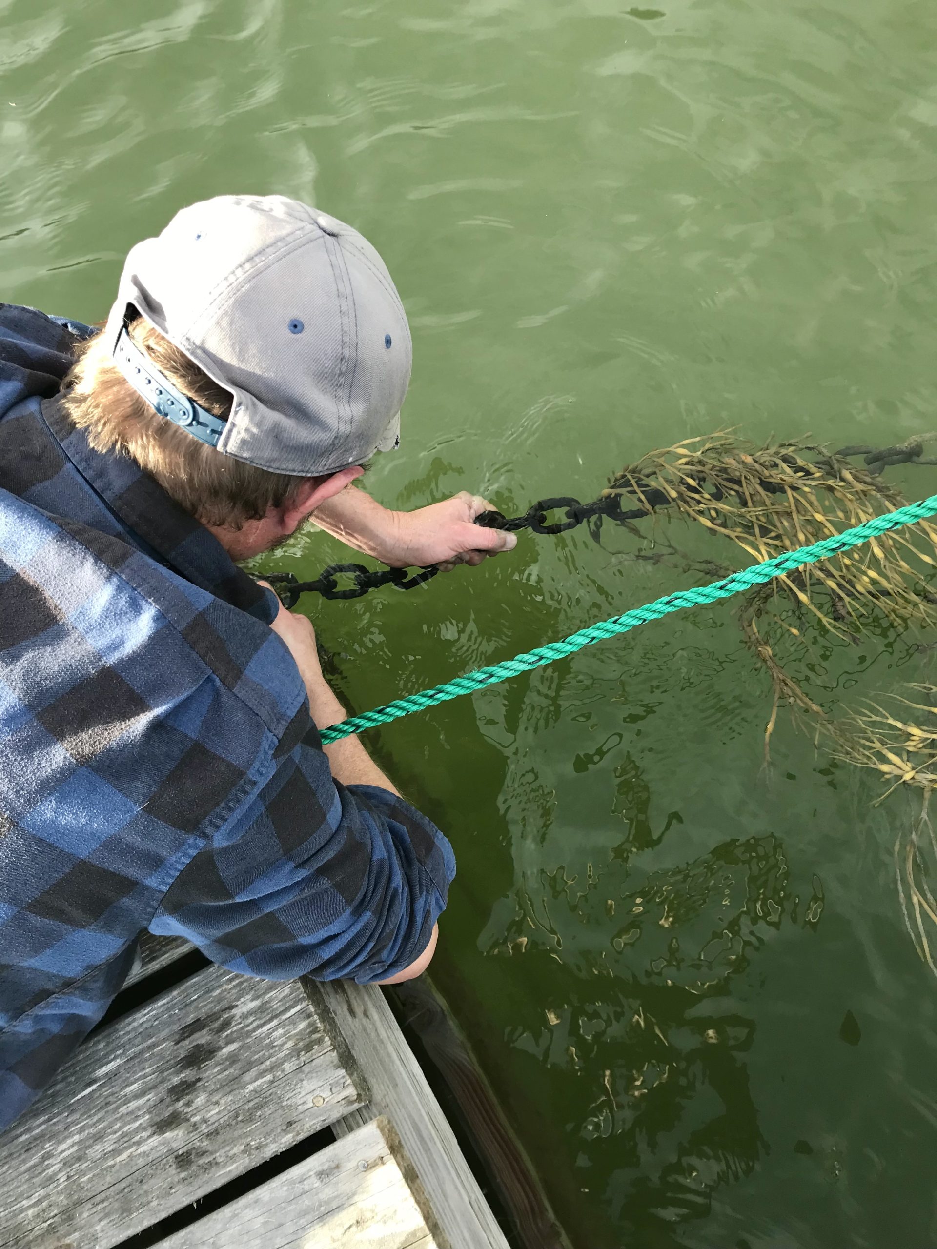 Pulling Up The Floating Dock And Ramp