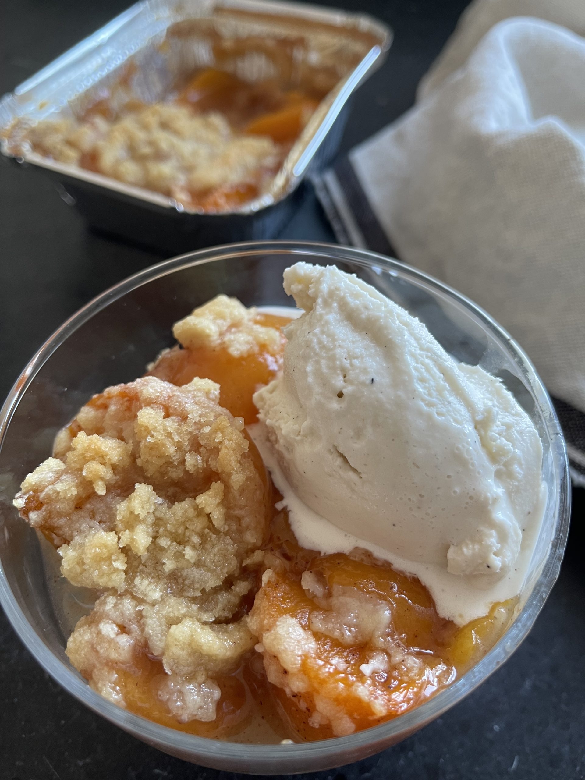 Freezer-Friendly Dessert Ideas – Peach Crisp