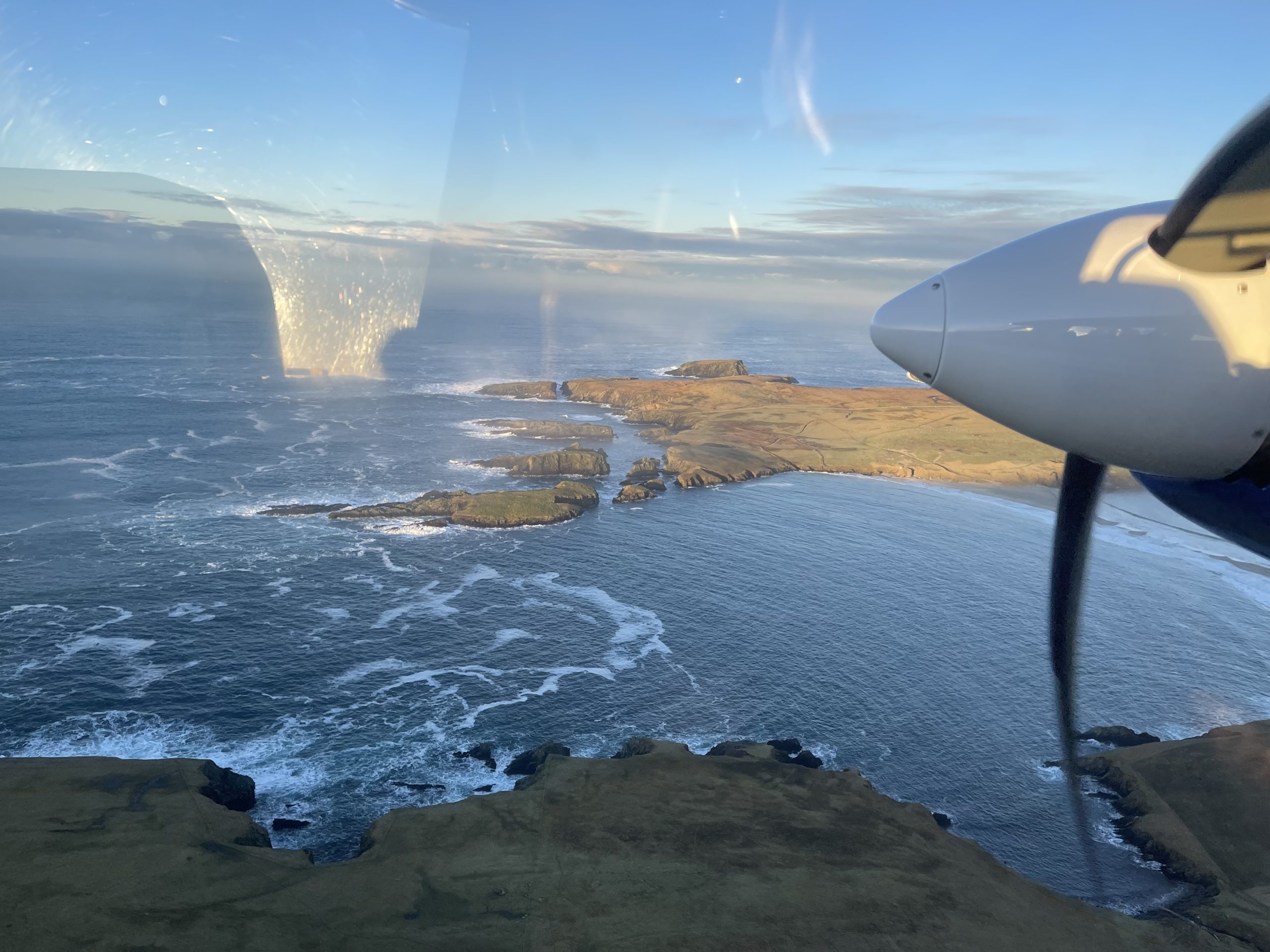 The Flight From Tingwall Airport To Fair Isle
