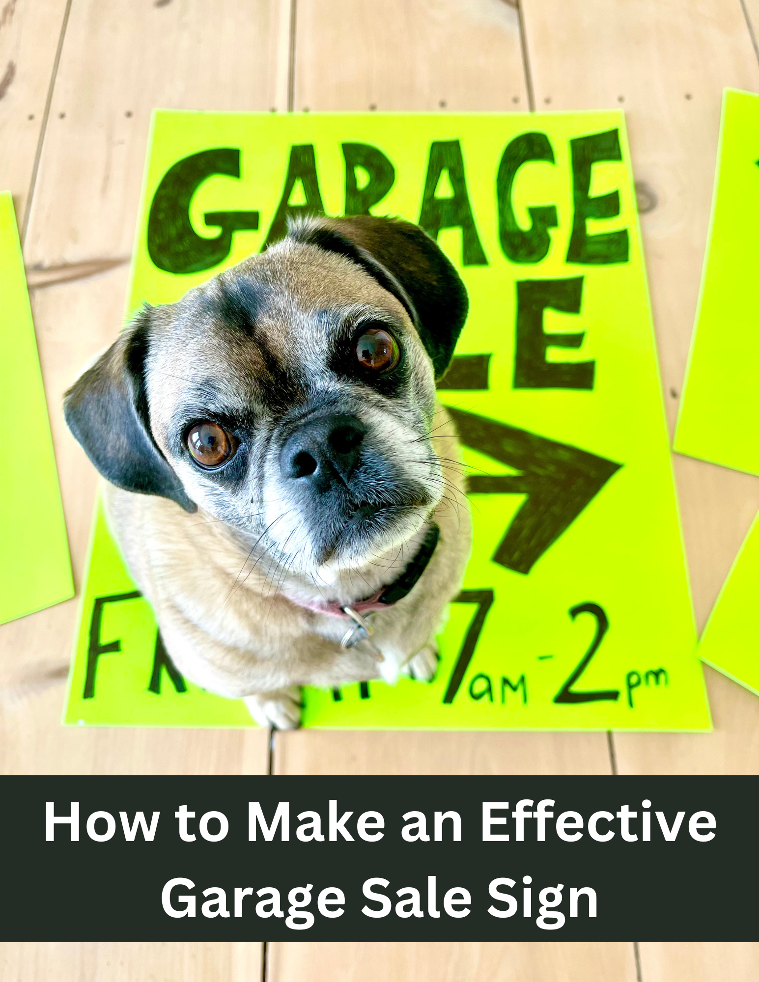 How to Make an Effective Garage Sale Sign