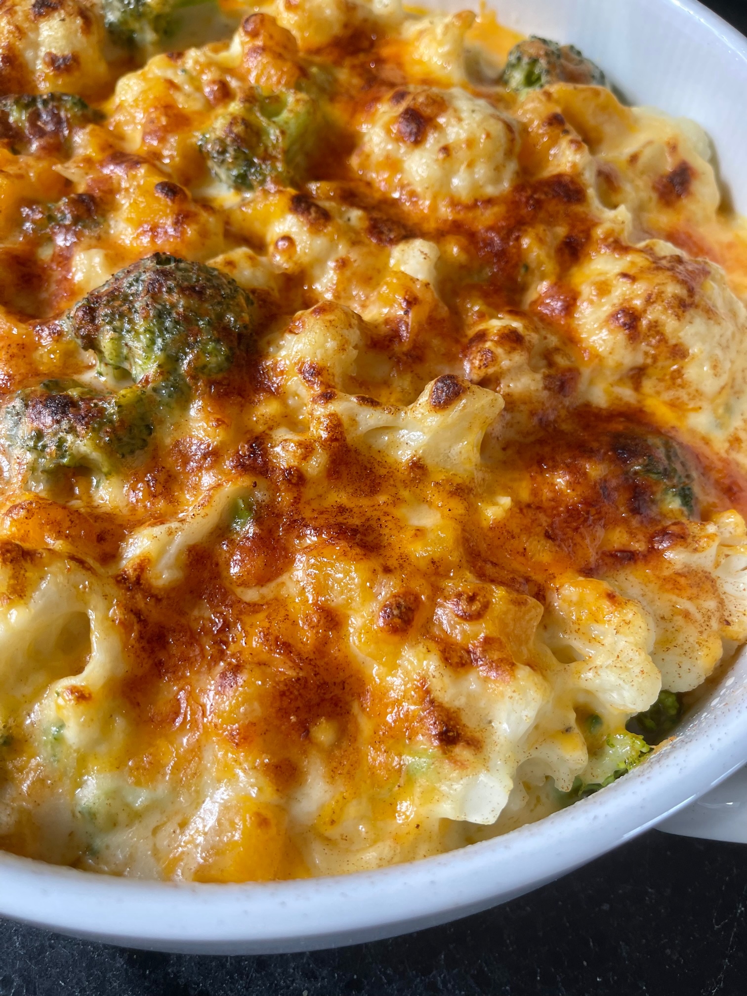 Cauliflower, Broccoli and Squash Casserole