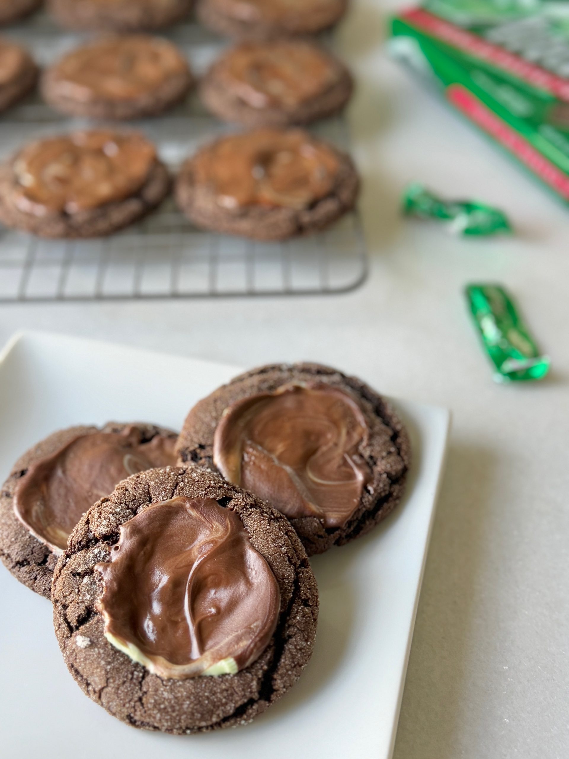 Mint Chocolate Cookies