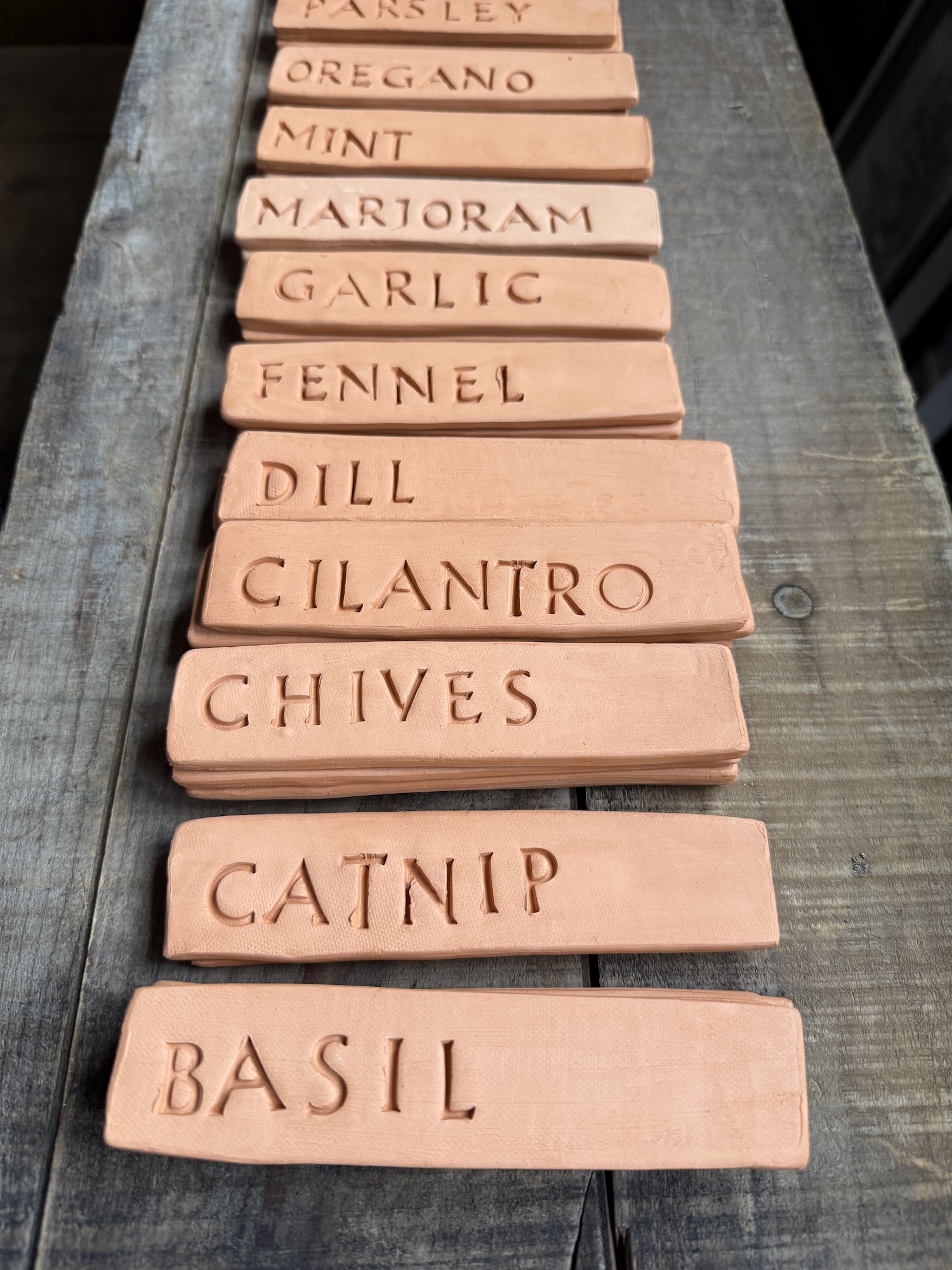 How To Make Clay Garden Markers