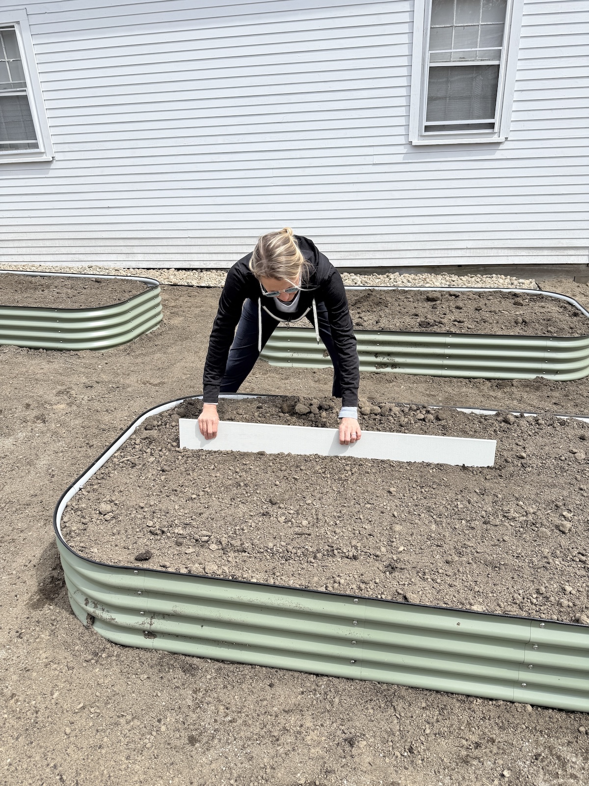 I Planted My First Seeds In The Raised Garden Boxes!